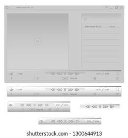 Gray media player 