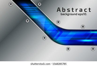 gray metal background with technology and digital abstract  design modern