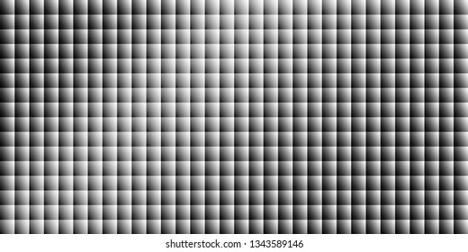 Gray metal square Geometric grid background. Modern dark abstract vector texture.