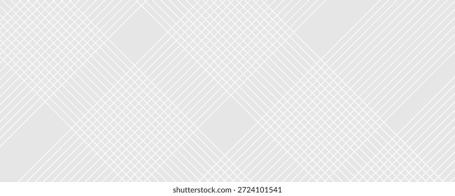 Fundo abstrato de cor mínima cinza com linhas geométricas visíveis brancas e formas dinâmicas composição design fundo vetor ilustração eps10. Perfeito para papel de parede de mesa de projetos modernos.