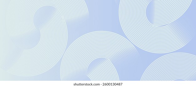 Gray minimal colour abstract gradient background with white visable geometric circle shapes pattern design background vector illustration eps10. Perfect for modern project.