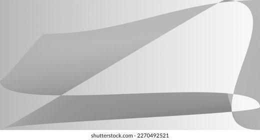 Gray Minimal Layers Grey Horizontal Lines. Technology Fluid Digital Silver Office Background. Smooth Modern Alluminium Dynamic Illustration. Shape Metallic Monochromatic Futuristic Gradient Mesh.