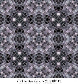 gray mosaic seamless pattern, vector illustration, eps 10