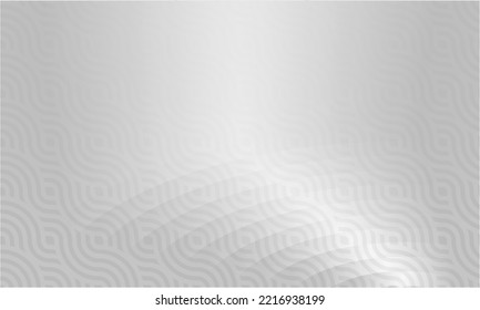 Gray Motion Texture Backdrop Background. Light Curve Vector Banner Design. Pastel Cover Design Effect Wallpaper. Grey Simple Graphic Presentation Background.