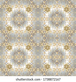 Gray and neutral on colors. Seamless Abstract interesting background. Doodles pattern. Vector. Tender fabric pattern. #ABFHUSV