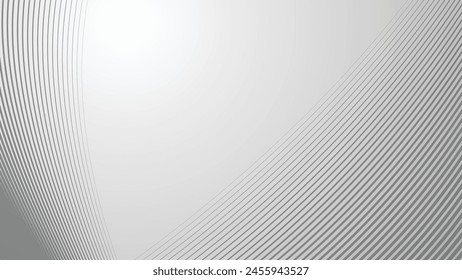 Gray oblique line stripes background with gradient for backdrop or presentation