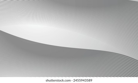 Gray oblique line stripes background with gradient for backdrop or presentation