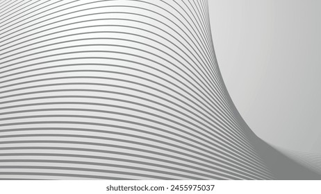 Gray oblique line stripes background with gradient for backdrop or presentation