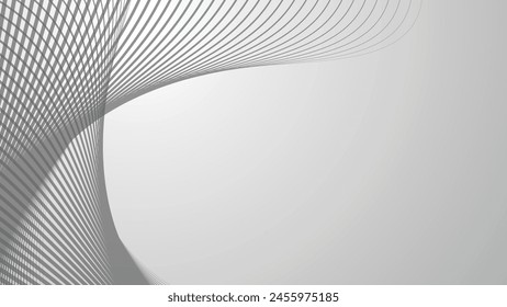 Gray oblique line stripes background with gradient for backdrop or presentation