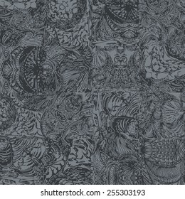 Gray on gray rustic pattern