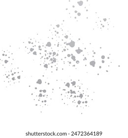 Gray paint splatter art brush