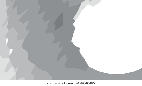 Gray painting art abstract background vector image for wallpaper or backdrop design