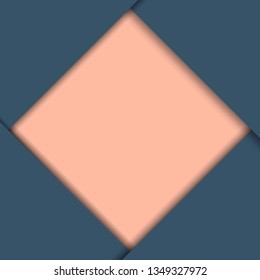 
Gray paper leaves overlap pink. Paper texture background. Vector illustration.