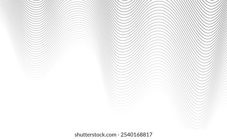 Gray pattern of lines abstract background. abstract warped diagonal stripes background. line wave abstract stripes design wallpaper. wavy lines texture. curve lines. wavy pattern. vector illustration