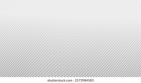 Gray pattern of lines abstract gradient background. Vector