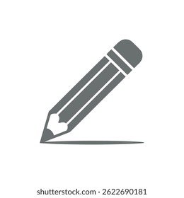 A gray pencil drawing line on a transparent background design element perfect for creative and artistic endeavors. Minimalist style with clean strokes.