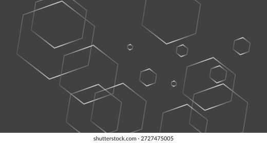 Fondo de pentágono gris para su diseño
