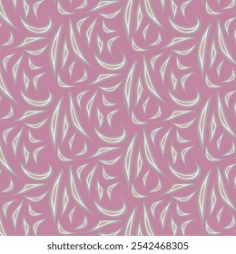 Cinza - folhas cor-de-rosa sobre um fundo rosa