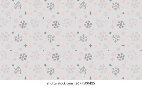 Graue und rosafarbene Schneeflocke, Hintergrundgrafik