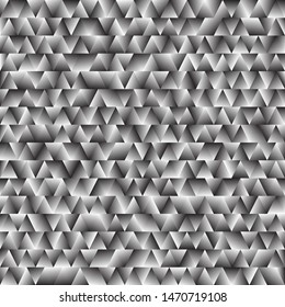 Gray poligonal gradient background. Geometric pattern with triangle. Vector illustration