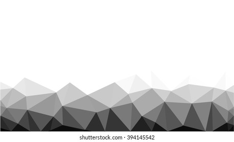 Gray polygonal background with space for business text