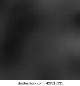 Gray polygonal illustration, low poly style vector