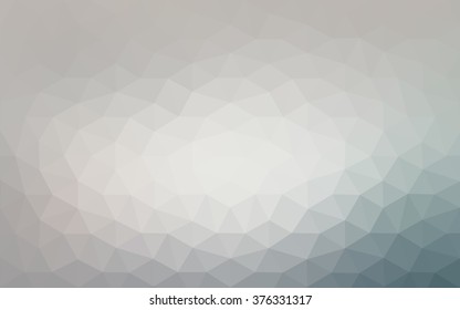 Gray polygonal illustration, which consist of triangles. Geometric background in Origami style with gradient. Triangular design for your business.