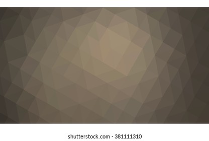 Gray polygonal illustration, which consist of triangles. Geometric background in Origami style with gradient. Triangular design for your business.