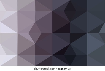 Gray polygonal illustration, which consist of triangles. Geometric background in Origami style with gradient. Triangular design for your business.