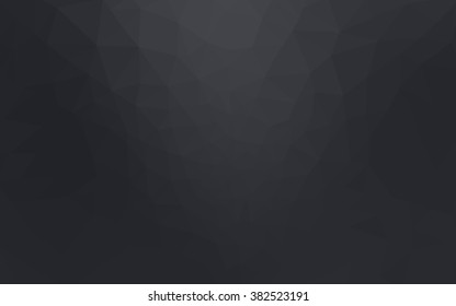 Gray polygonal illustration, which consist of triangles. Geometric background in Origami style with gradient. Triangular design for your business.