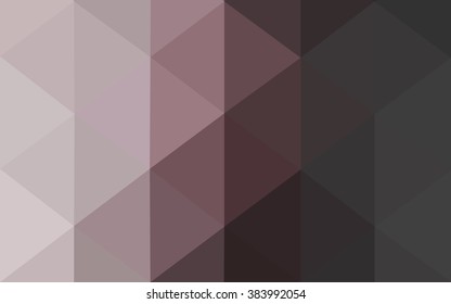 Gray polygonal illustration, which consist of triangles. Geometric background in Origami style with gradient. Triangular design for your business.