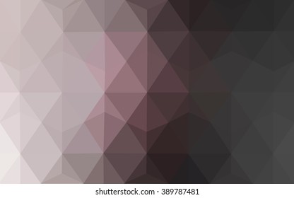 Gray polygonal illustration, which consist of triangles. Geometric background in Origami style with gradient. Triangular design for your business.