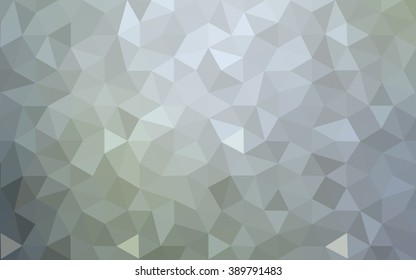 Gray polygonal illustration, which consist of triangles. Geometric background in Origami style with gradient. Triangular design for your business.