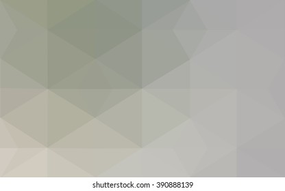 Gray polygonal illustration, which consist of triangles. Geometric background in Origami style with gradient. Triangular design for your business.