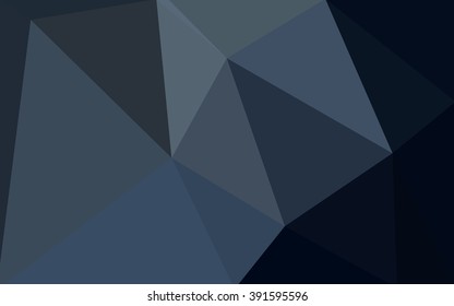 Gray polygonal illustration, which consist of triangles. Geometric background in Origami style with gradient. Triangular design for your business.