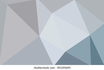 Gray polygonal illustration, which consist of triangles. Geometric background in Origami style with gradient. Triangular design for your business.
