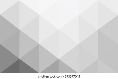 Gray polygonal illustration, which consist of triangles. Geometric background in Origami style with gradient. Triangular design for your business.