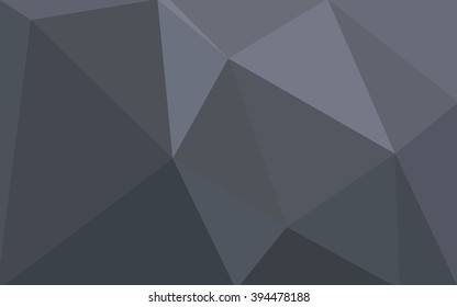 Gray polygonal illustration, which consist of triangles. Geometric background in Origami style with gradient. Triangular design for your business.