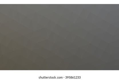 Gray polygonal illustration, which consist of triangles. Geometric background in Origami style with gradient. Triangular design for your business.