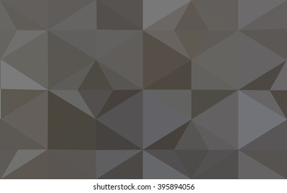 Gray polygonal illustration, which consist of triangles. Geometric background in Origami style with gradient. Triangular design for your business.