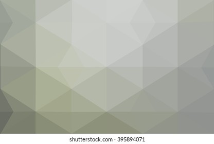 Gray polygonal illustration, which consist of triangles. Geometric background in Origami style with gradient. Triangular design for your business.