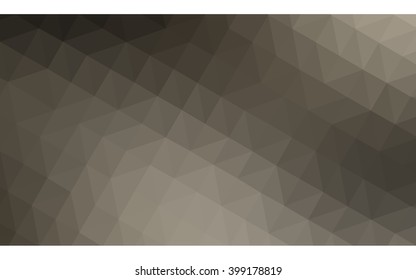 Gray polygonal illustration, which consist of triangles. Geometric background in Origami style with gradient. Triangular design for your business.