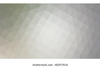 Gray polygonal illustration, which consist of triangles. Geometric background in Origami style with gradient. Triangular design for your business.