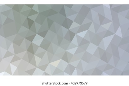 Gray polygonal illustration, which consist of triangles. Geometric background in Origami style with gradient. Triangular design for your business.