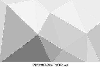 Gray polygonal illustration, which consist of triangles. Geometric background in Origami style with gradient. Triangular design for your business.