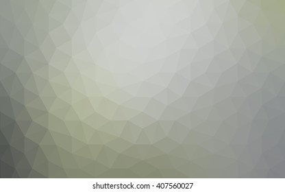 Gray polygonal illustration, which consist of triangles. Geometric background in Origami style with gradient. Triangular design for your business.