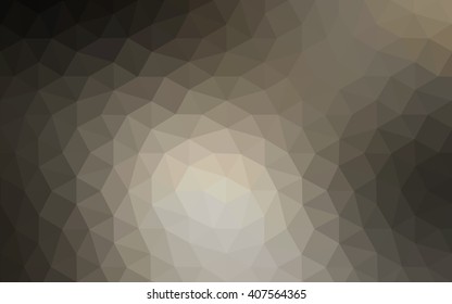 Gray polygonal illustration, which consist of triangles. Geometric background in Origami style with gradient. Triangular design for your business.