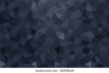 Gray polygonal illustration, which consist of triangles. Geometric background in Origami style with gradient. Triangular design for your business.