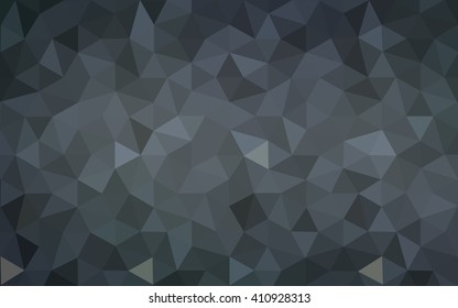 Gray polygonal illustration, which consist of triangles. Geometric background in Origami style with gradient. Triangular design for your business.