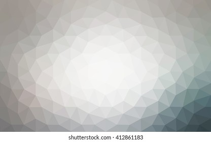 Gray polygonal illustration, which consist of triangles. Geometric background in Origami style with gradient. Triangular design for your business.